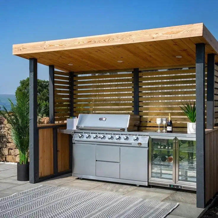 MBW Geneva Outdoor Kitchen with Grill & Storage